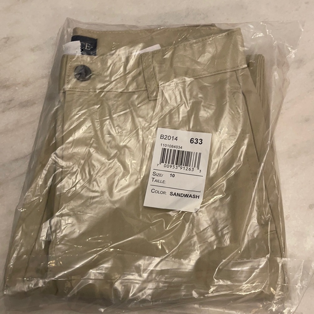 boys uniform pants (sand wash) size 10